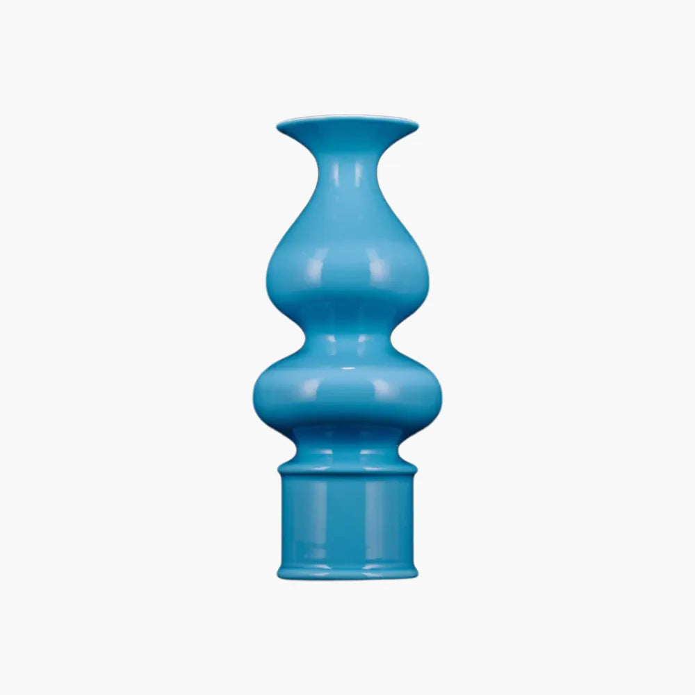 Gourd-Shaped Porcelain Vase - Modern Home Decor
