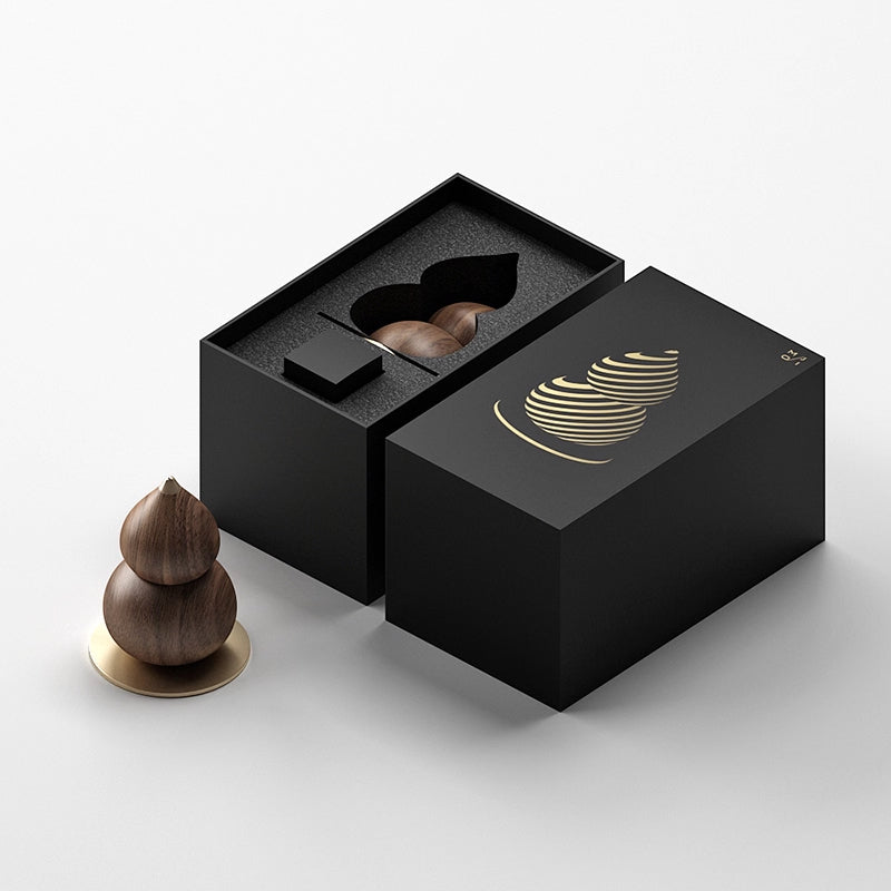 Gourd-Shaped Aroma Diffuser Wood