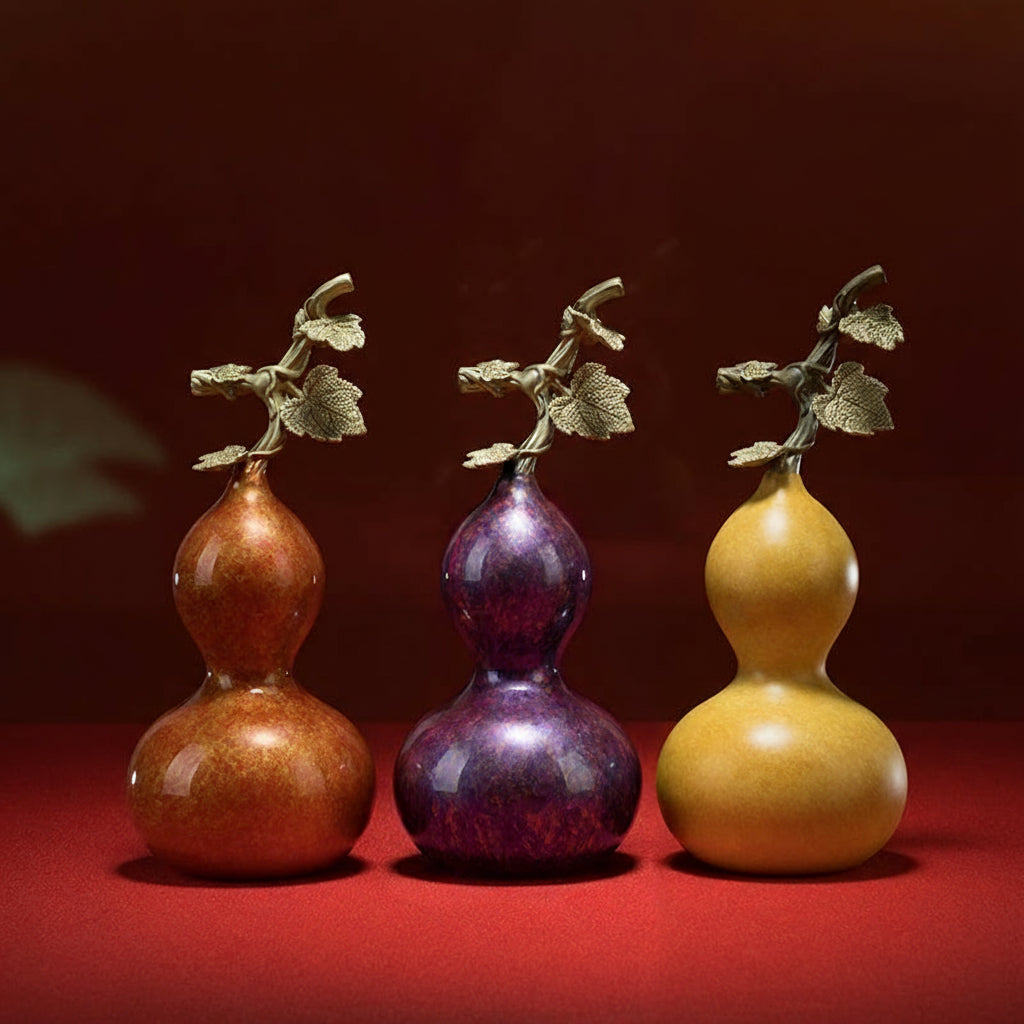 Desktop Copper Gourd Ornament
