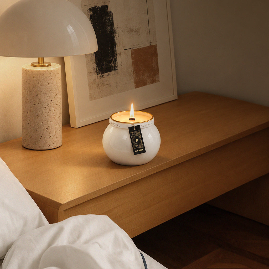 The Blanc Silhouette™ Scented Candle | Crisp Pine & Woodland Grasses