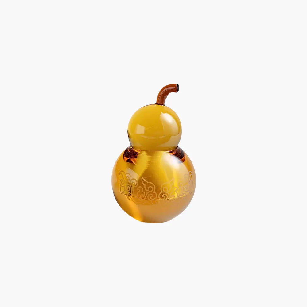 Amber Crystal Art Piece · The Golden Fortune