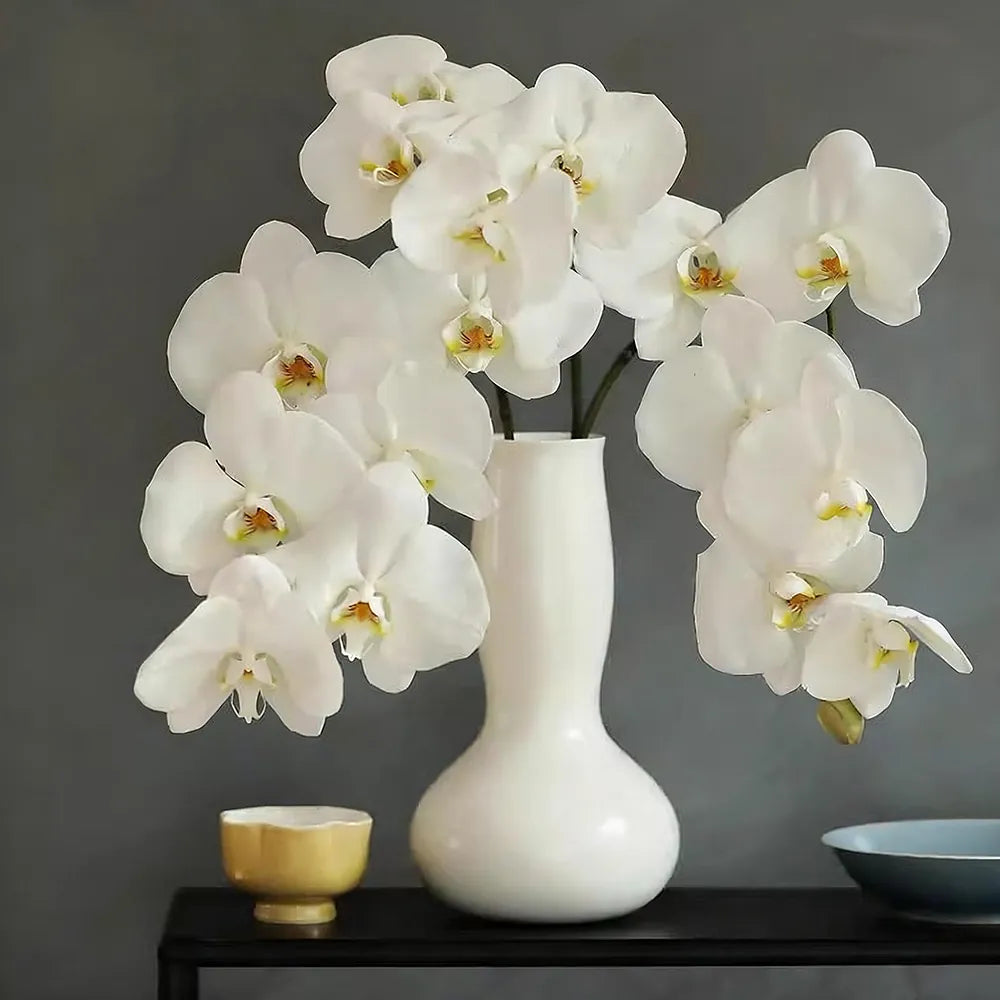HOOHLU Vase Modern Ceramic Gourd Vase - 10 Inch Glazed Flower Vessel for Home Decor