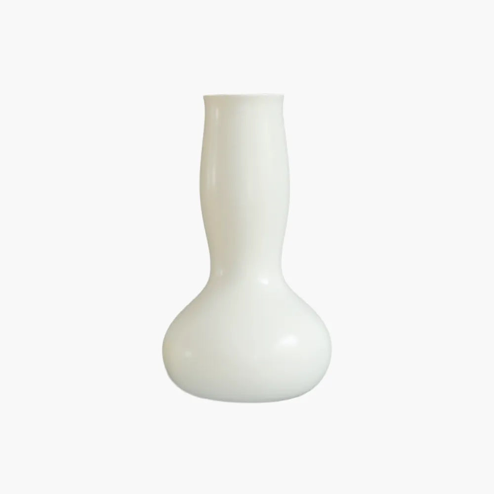 HOOHLU Vase Modern Ceramic Gourd Vase - 10 Inch Glazed Flower Vessel for Home Decor