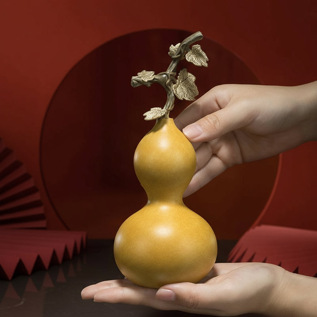 Desktop Copper Gourd Ornament