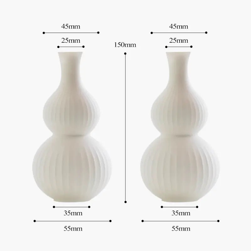 Vaso di zucca in porcellana