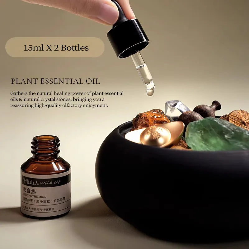 Gourd-Shaped Crystal Aroma Diffuser