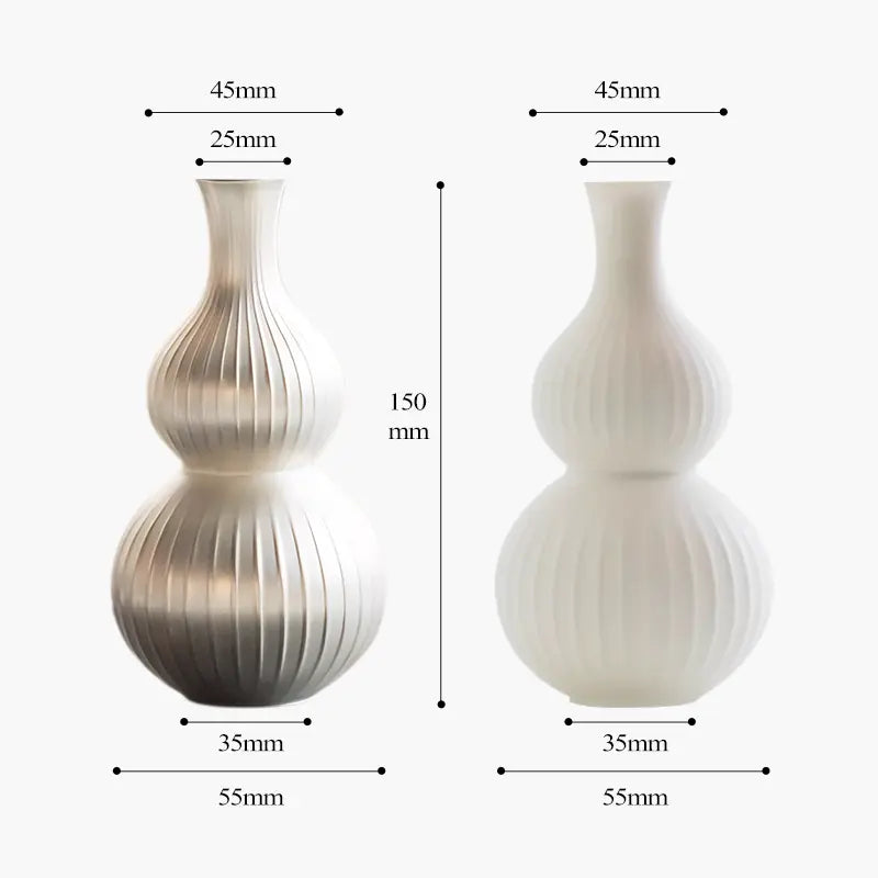 Vaso di zucca in porcellana