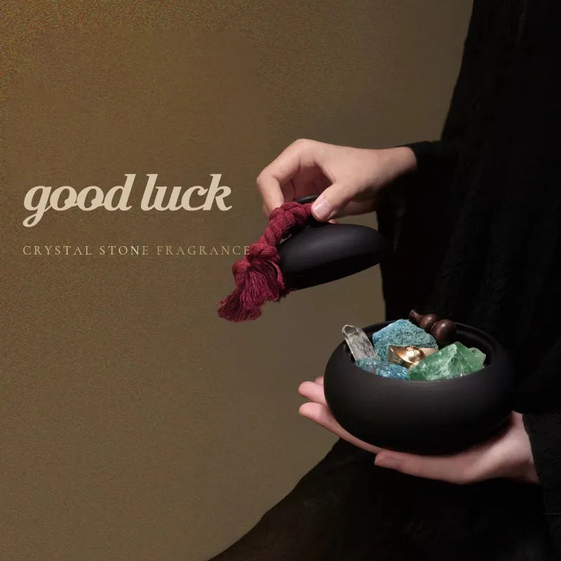 Gourd-Shaped Crystal Aroma Diffuser
