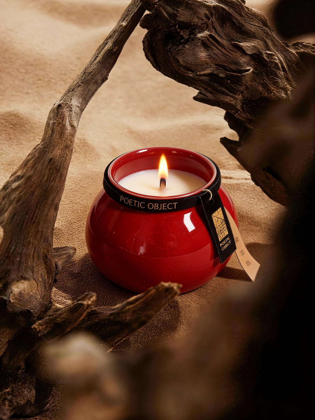 The Rouge Silhouette™ | Imperial Red Porcelain Vessel