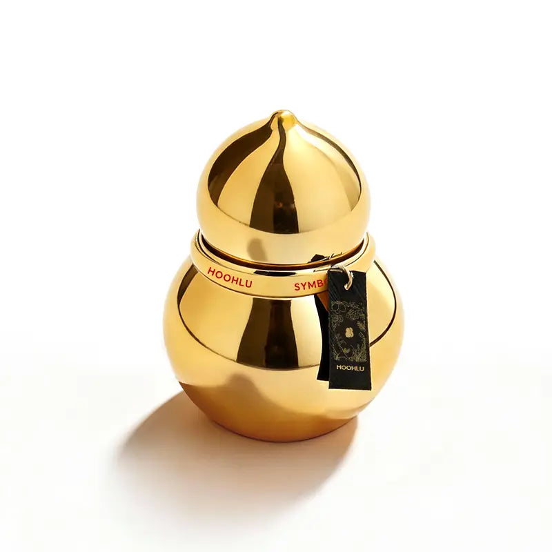 The Gilded Silhouette™ | Sculptural Porcelain Vessel Floral.Osmanthus / 170g(Wood Wick)