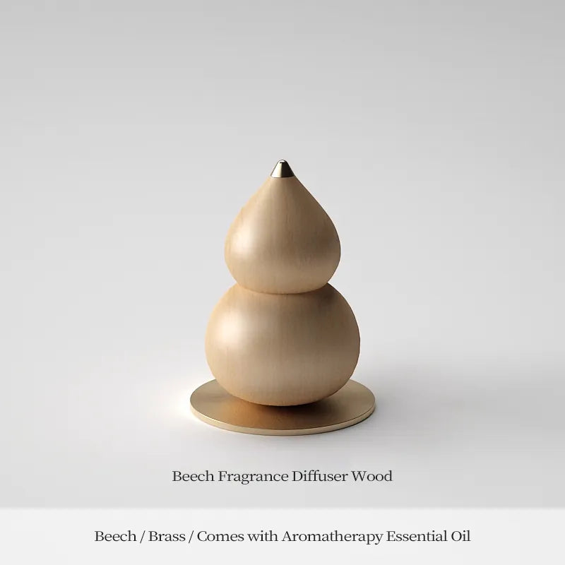 Gourd-Shaped Aroma Diffuser Wood