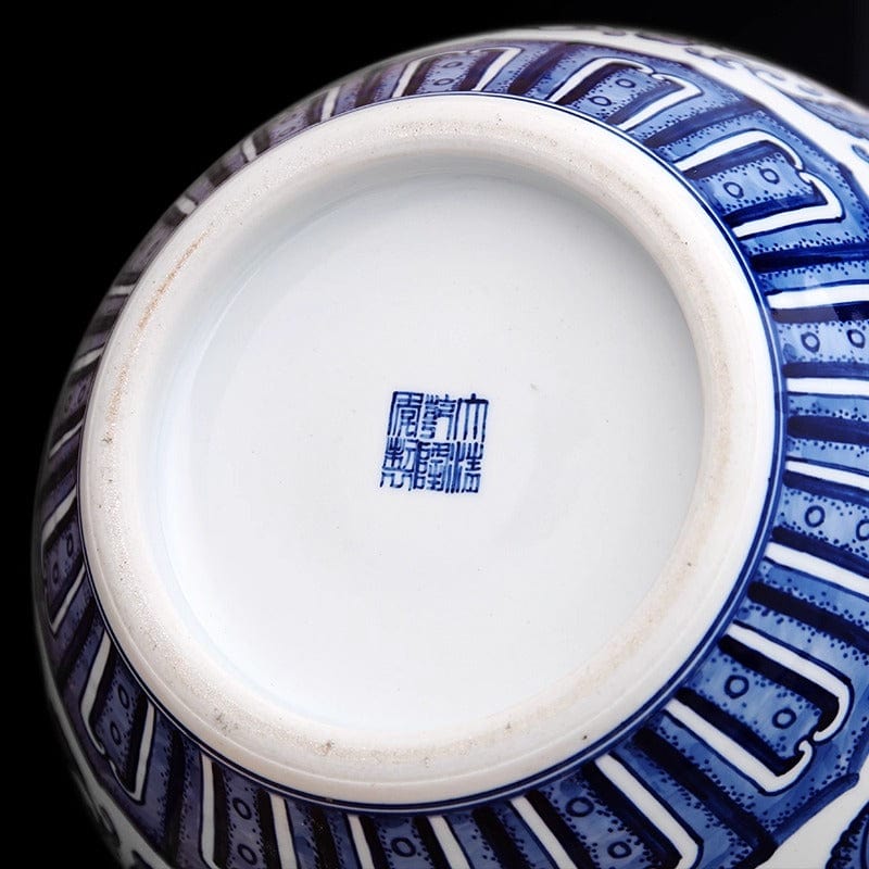Blue-and-White Porcelain Gourd