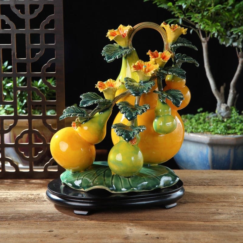Five Generations Ceramic Gourd
