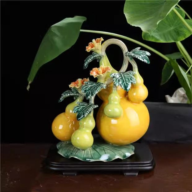 Five Generations Ceramic Gourd