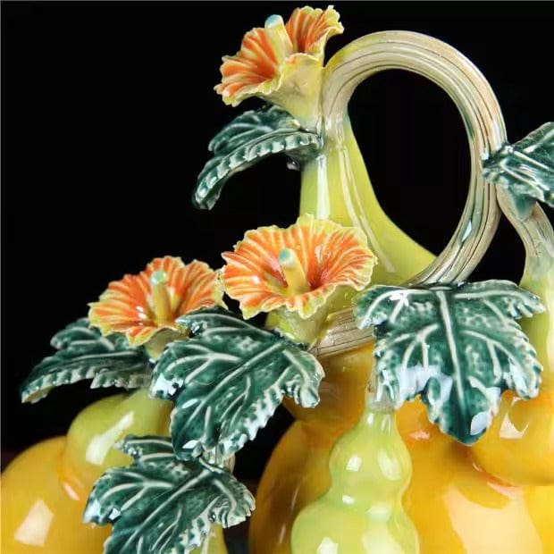 Five Generations Ceramic Gourd