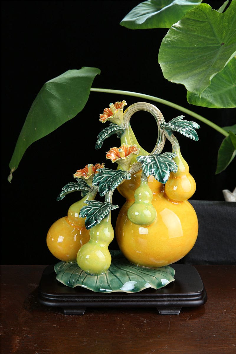 Five Generations Ceramic Gourd