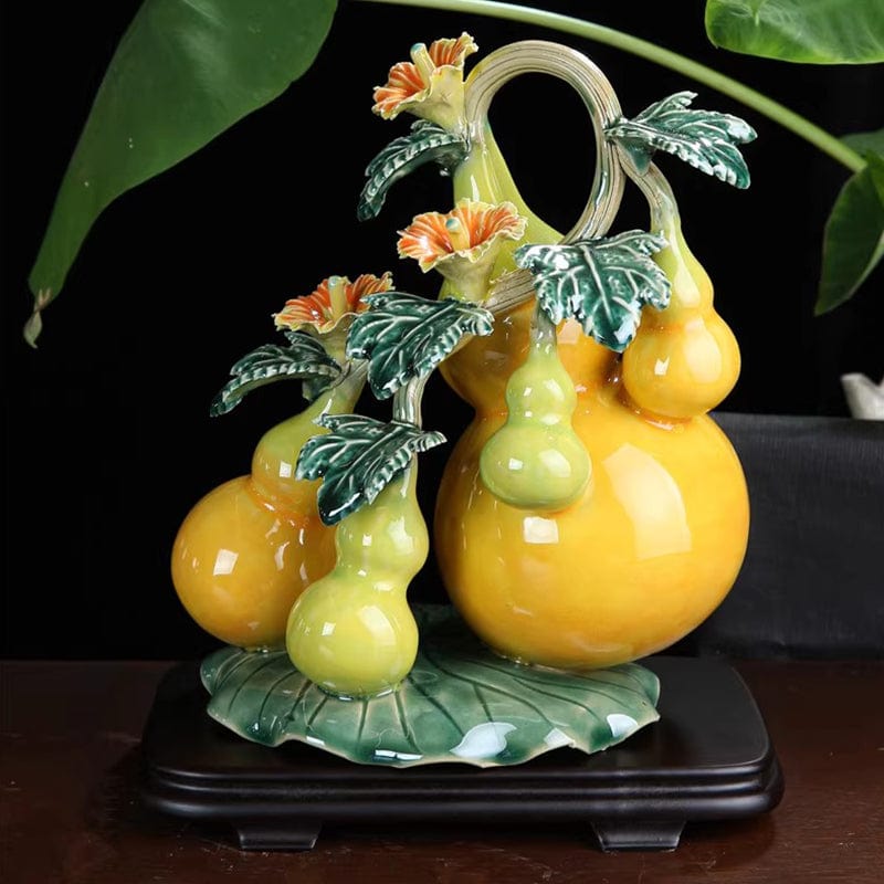 Five Generations Ceramic Gourd