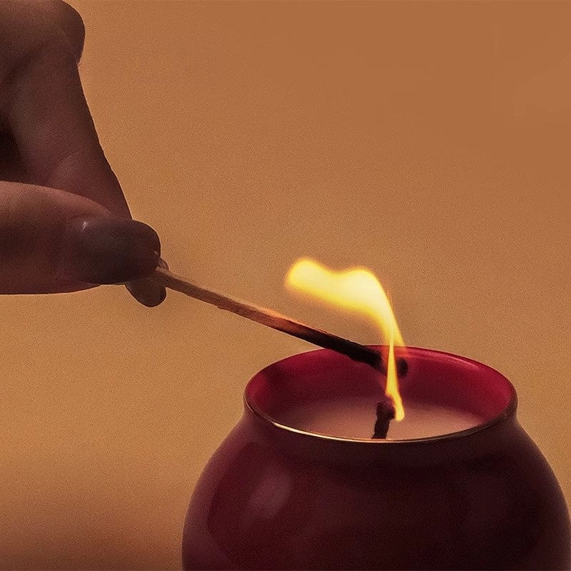 Gourd Scented Candle Red