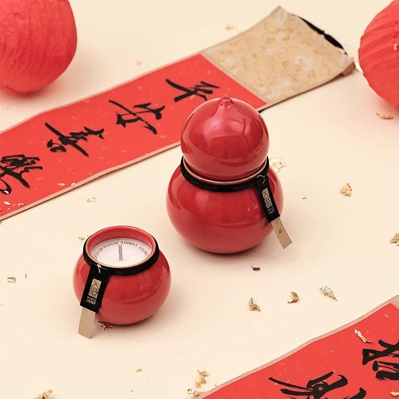 Gourd Scented Candle Red