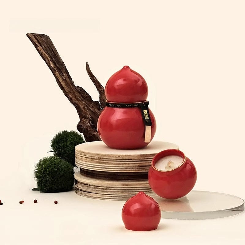 Gourd Scented Candle Red