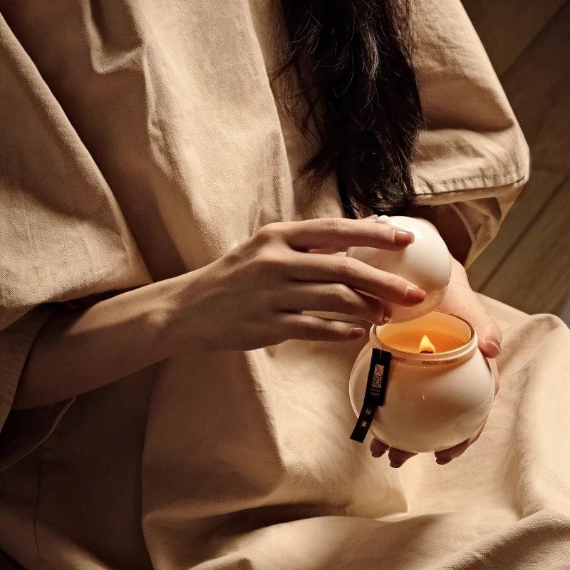 Gourd Scented Candle White