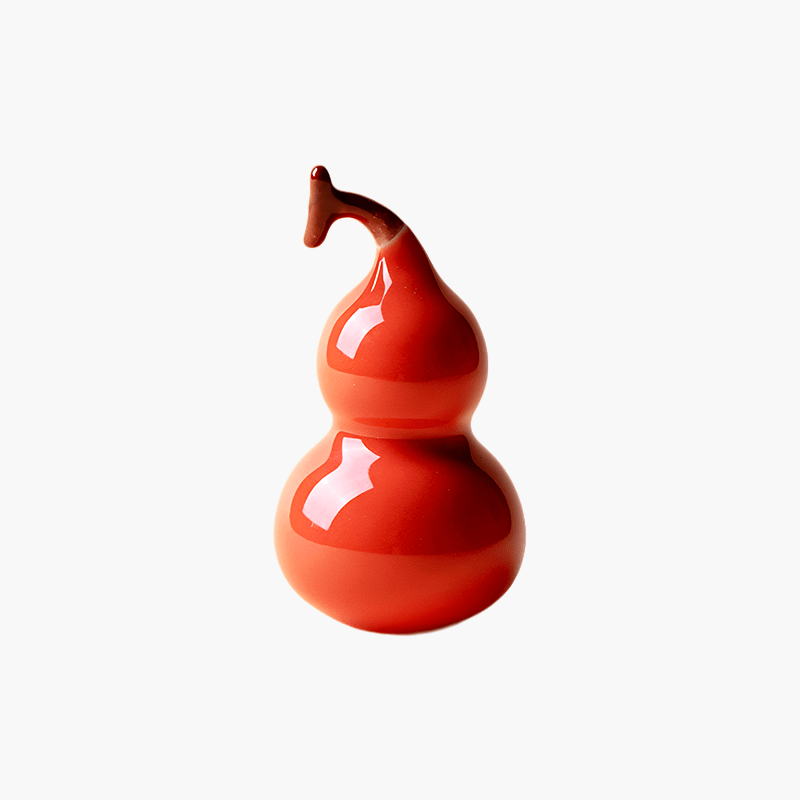 Porcelain Gourd Desktop Ornament