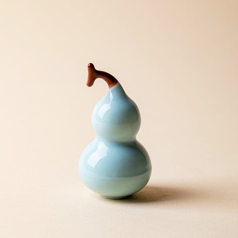 Porcelain Gourd Desktop Ornament