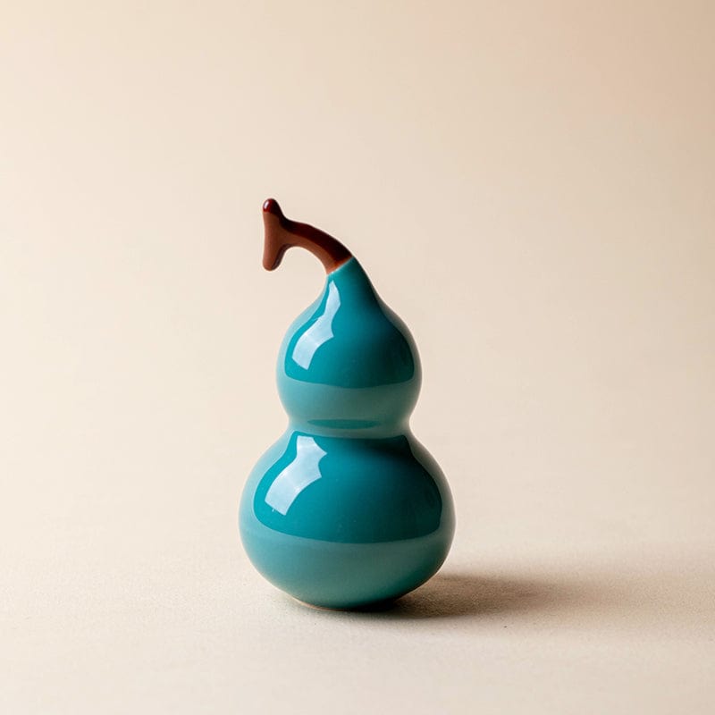 Porcelain Gourd Desktop Ornament