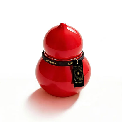 The Rouge Silhouette™ | Imperial Red Porcelain Vessel Woody.Sandalwood / 170g(Wood Wick)