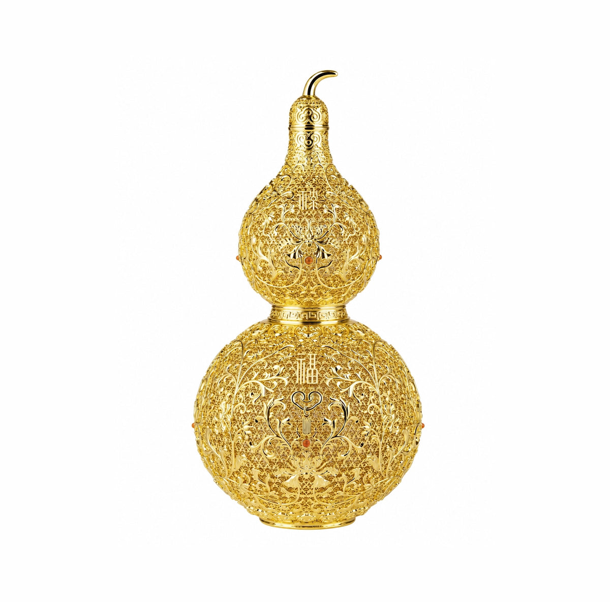 The Imperial Filigree™ | 24K Gold Gilded Sculptural Gourd