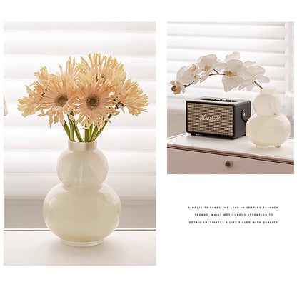 Gourd-Shaped Glass Vase