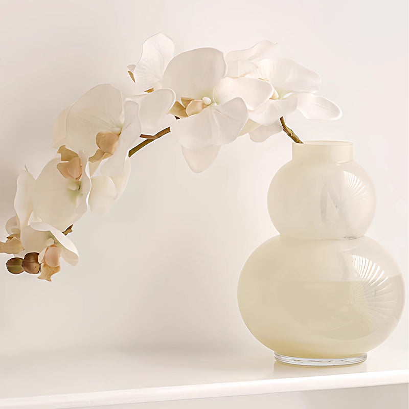 Gourd-Shaped Glass Vase