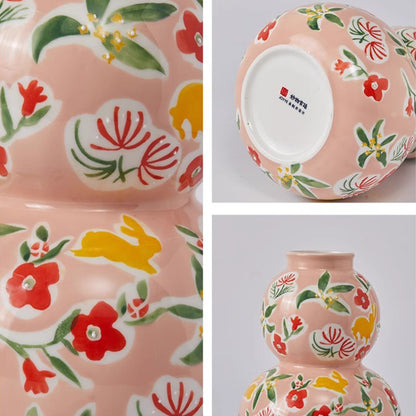 Gourd-Shaped Porcelain Vase