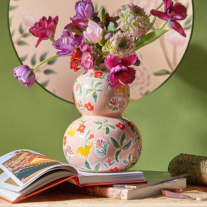 Gourd-Shaped Porcelain Vase