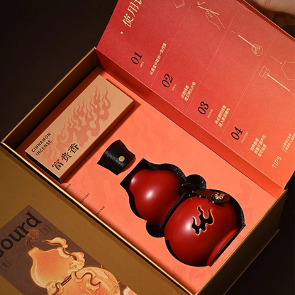 Gourd Incense Burner with Cinnamon Incense