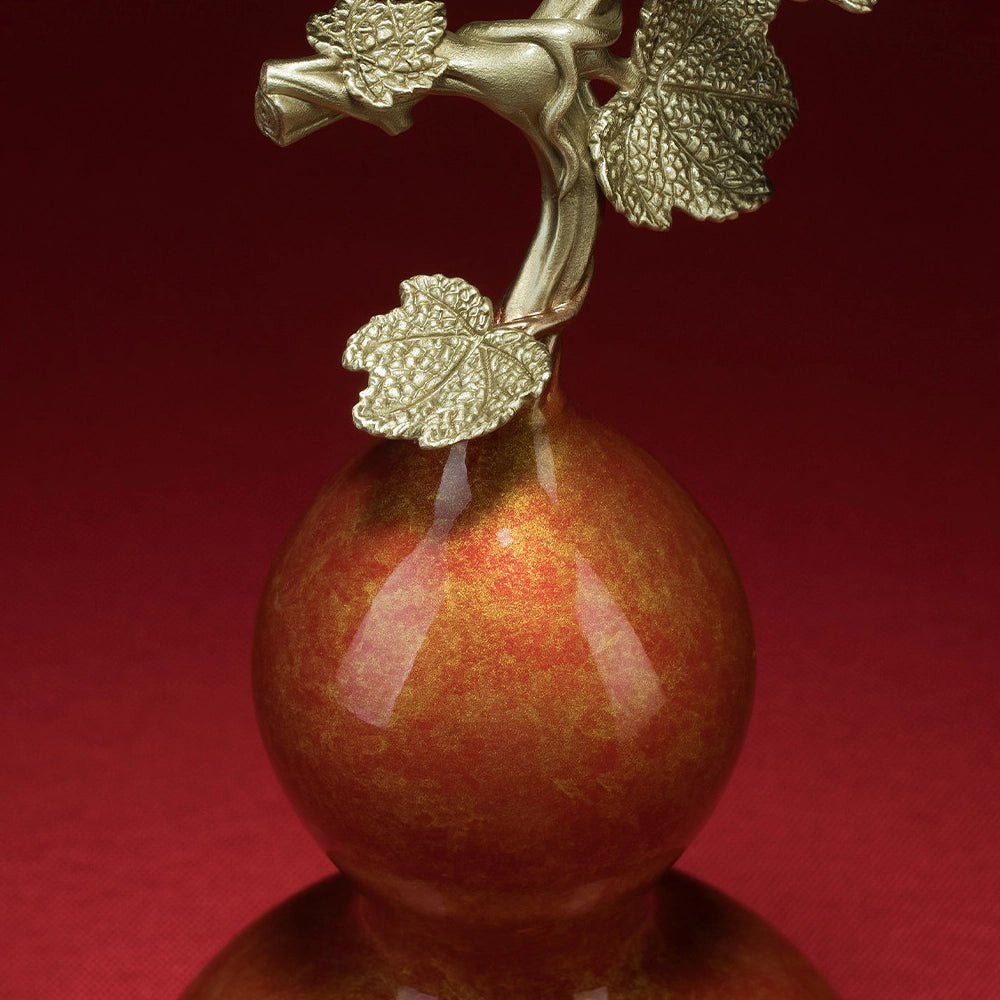 Desktop Copper Gourd Ornament