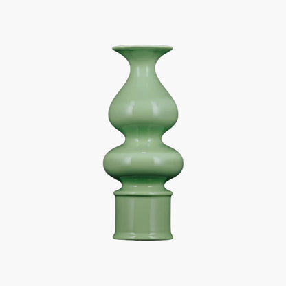 Gourd-Shaped Porcelain Vase - Modern Home Decor