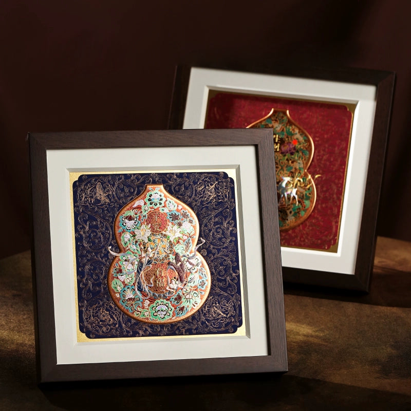 Gourd Print Desktop Ornament