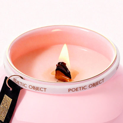 Candela profumata alla zucca rosa