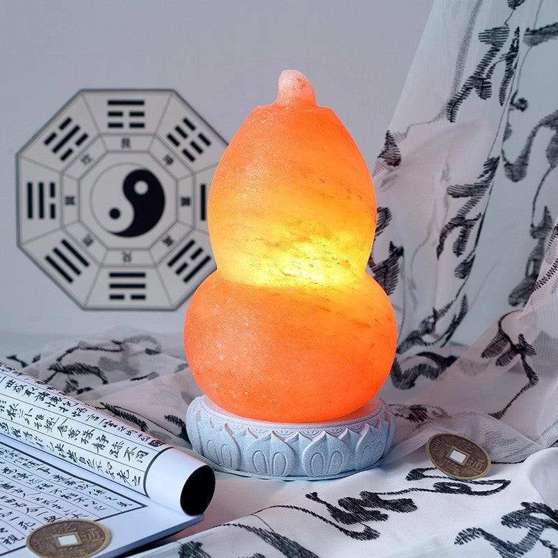 Gourd-shaped Salt Lamp