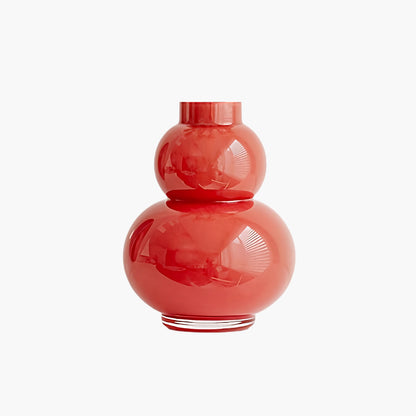 Gourd-Shaped Glass Vase