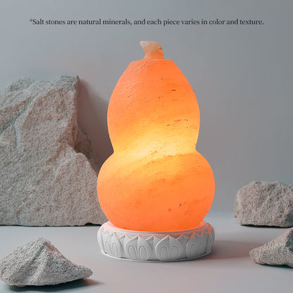 Gourd-shaped Salt Lamp