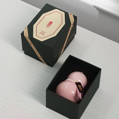 Candela profumata alla zucca rosa