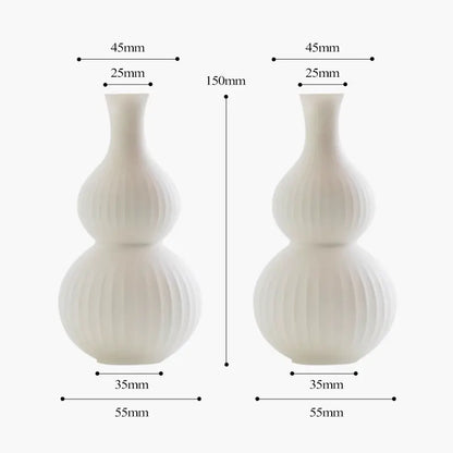 Vaso di zucca in porcellana