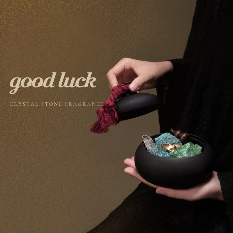 Gourd-Shaped Crystal Aroma Diffuser