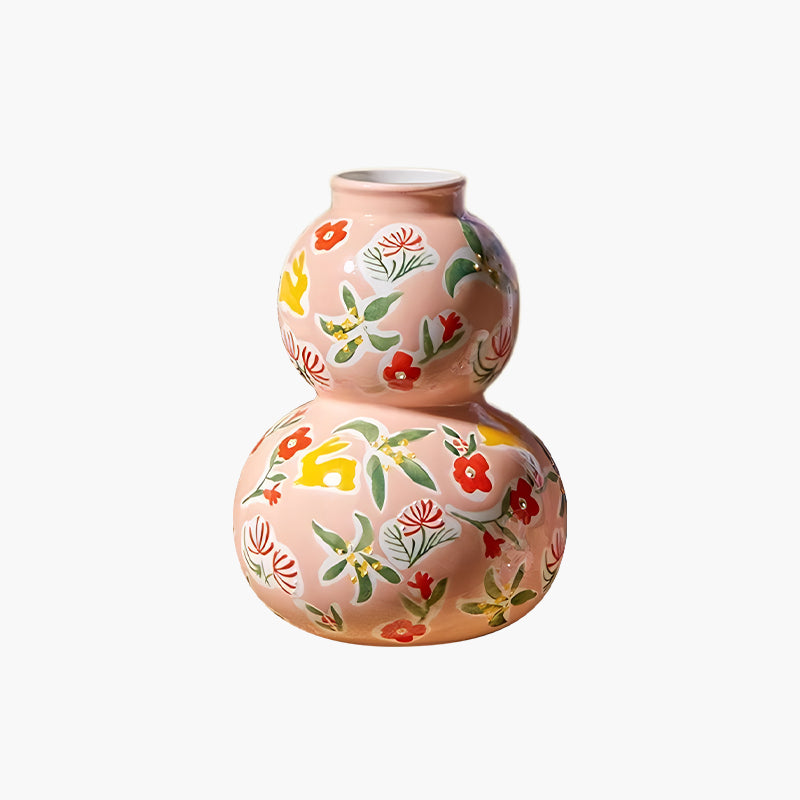 Gourd-Shaped Porcelain Vase