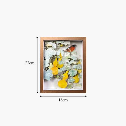 Pannello artistico per desktop Magpie &amp; Gourd