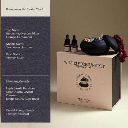 Gourd-Shaped Crystal Aroma Diffuser