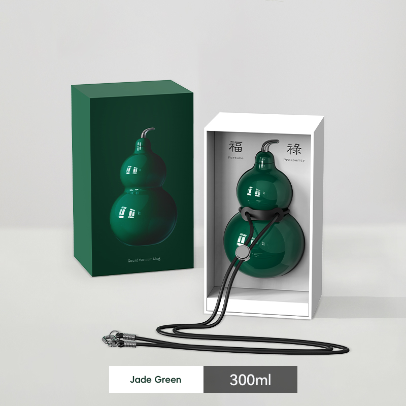 Insulated Stainless Steel Gourd Water Bottle