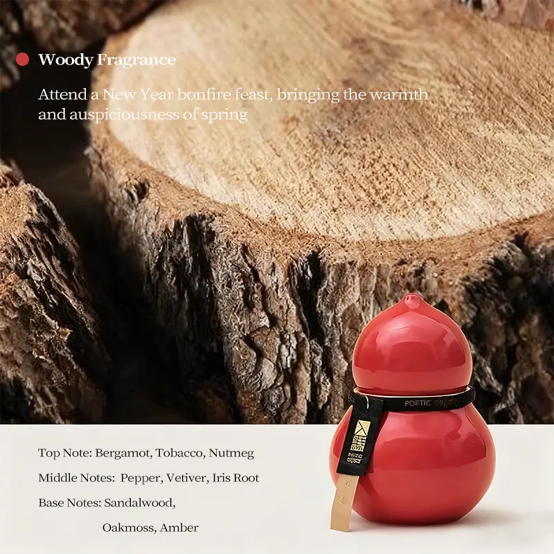 Candela profumata alla zucca rossa